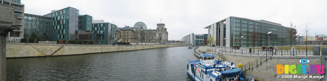 25089-25093 The Reichstag during the day from river Spree